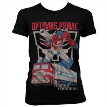 Optimus Prime Distressed T-shirt donna
