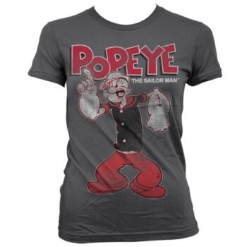 Popeye Distressed Sailor Man T-shirt donna