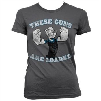 Popeye - These Guns Are Loaded T-shirt donna