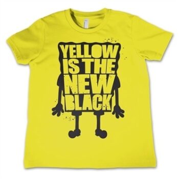 Yellow Is The New Black T-shirt Bambino