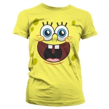 Sponge Happy Face T-shirt donna