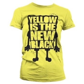 Yellow Is The New Black T-shirt donna
