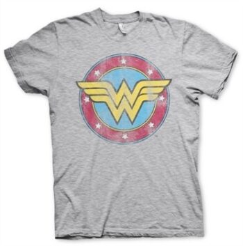 Wonder Woman Distressed Logo T-Shirt