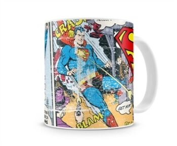 Superman Distressed Comic Strip Tazza Mug