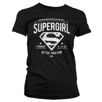 Supergirl - Strong & Faster T-shirt donna