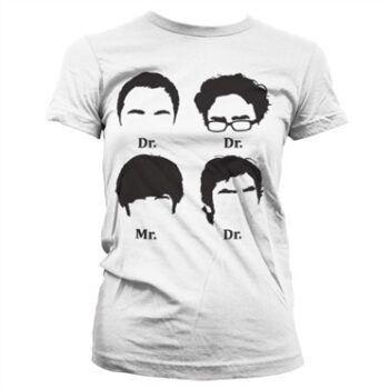 Big Bang Theory Prefix Heads T-shirt donna