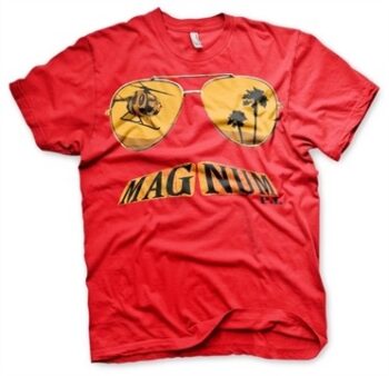 Magnum PI Mustache And Shades T-Shirt