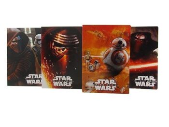 Set 12 quadernoni Righe 1R Star Wars: Il risveglio della Forza