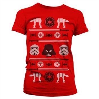 Star Wars AT-AT X-Mas Knit T-shirt donna