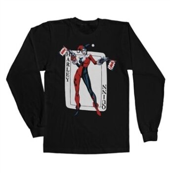 Harley Quinn Card Games Long Sleeve T-shirt