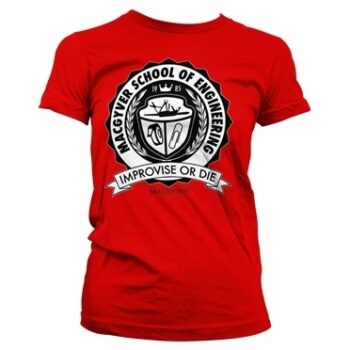 Macgyver School Of Engineering T-shirt donna