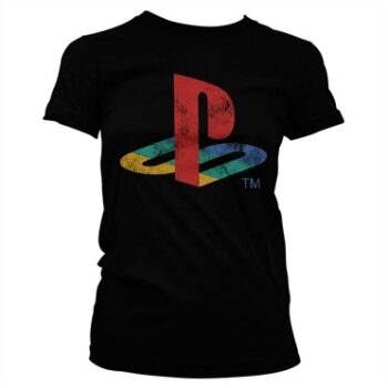 Playstation Distressed Logo T-shirt donna
