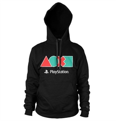 Playstation Button Icons Felpa Con Cappuccio-T-shirt, Felpe E Acces