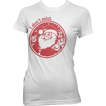 Santa Don't Exist! T-shirt donna