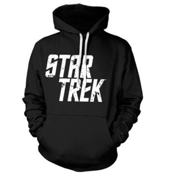 Star Trek Distressed Logo Felpa con Berrettopuccio