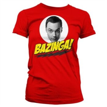 Bazinga Sheldons Head T-shirt donna