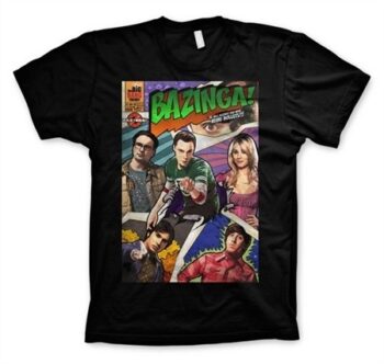 Big Bang Theory - Bazinga Comic Cover T-Shirt
