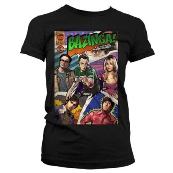 Big Bang Theory - Bazinga Comic Cover T-shirt donna