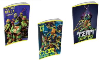 Set 12 Quadernoni Ninja Turtles, Righe 1R