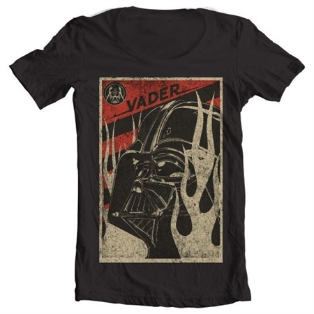 Vader Flames T-shirt collo largo