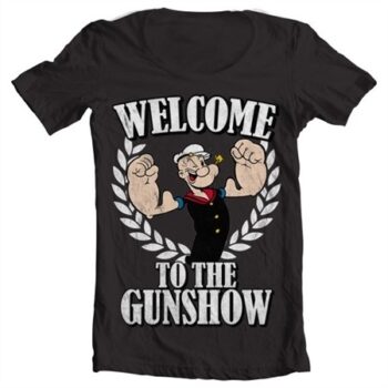 Popeye - Welcome To The Gunshow T-shirt collo largo