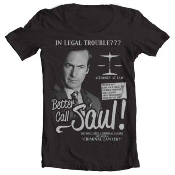 Better Call Saul T-shirt collo largo
