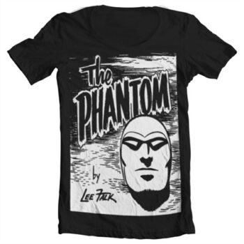 The Phantom Sketch T-shirt collo largo