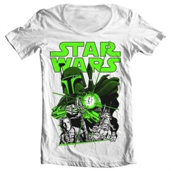 Vintage Boba Fett T-shirt collo largo