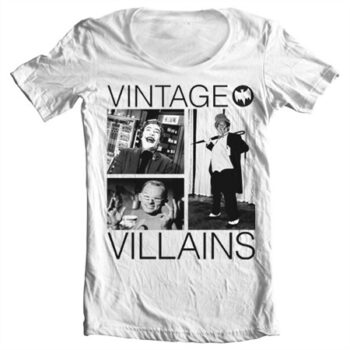 Vintage Villains T-shirt collo largo