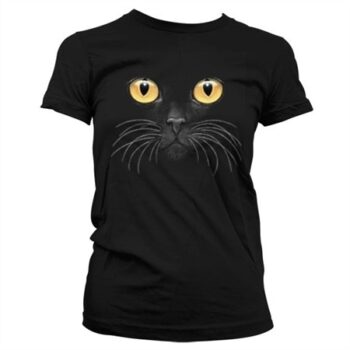 Black Kitty T-shirt donna