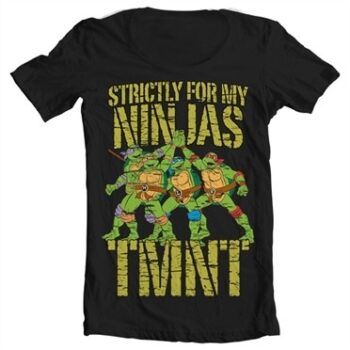 TMNT - Strictly For My Ninjas T-shirt collo largo