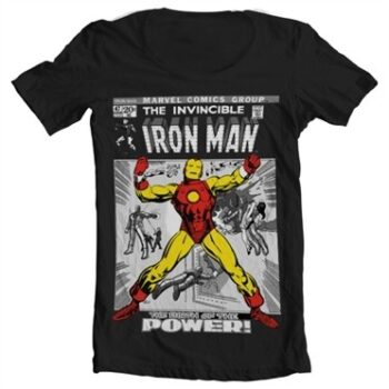 Iron Man Cover T-shirt collo largo