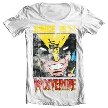 Wolverine Since 1974 T-shirt collo largo