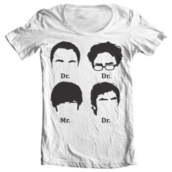 Big Bang Theory Prefix Heads T-shirt collo largo