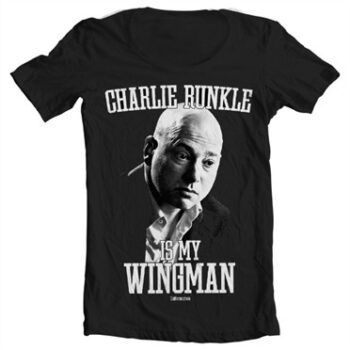Charlie Runkle Is My Wingman T-shirt collo largo