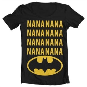 NaNa Batman T-shirt collo largo