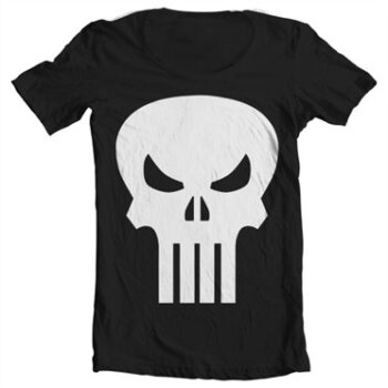 The Punisher Skull Collo Largo T-Shirt