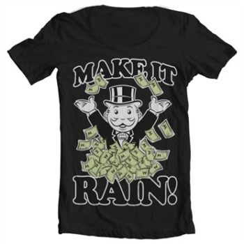 Monopoly - Make It Rain T-shirt collo largo