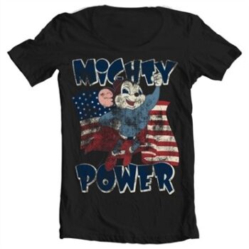 Mighty Power T-shirt collo largo