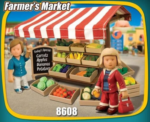 Playset personaggi Mercato della Frutta