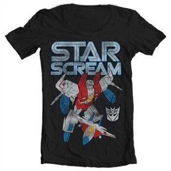 Starscream Distressed T-shirt collo largo