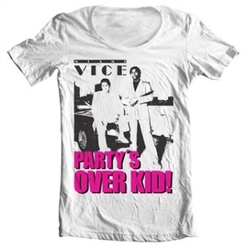 Miami Vice - Partyﾴs Over Kid T-shirt collo largo