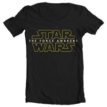 The Force Awakens Logo T-shirt collo largo