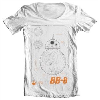 BB-8 Blueprint T-shirt collo largo