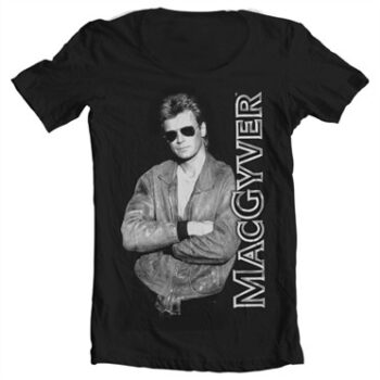 Cool Macgyver T-shirt collo largo