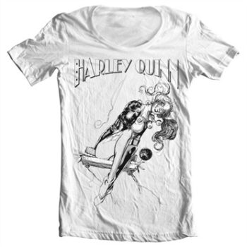 Harley Quinn Sways T-shirt collo largo