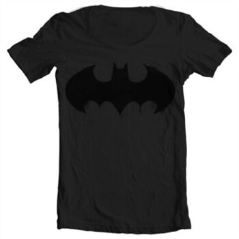 Batman Inked Logo T-shirt collo largo
