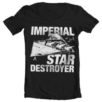 Imperial Star Destroyer T-shirt collo largo
