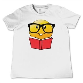 Emoji Reading Book T-shirt Bambino