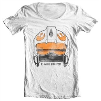 X-Wing Fighter Helmet T-shirt collo largo